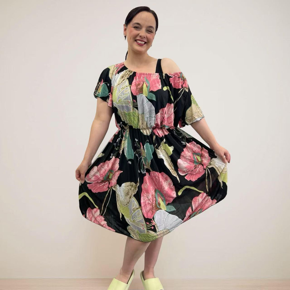 LADIES COMFORT SUMMER DRESS UPGRADED FRESH COOL FABRIC