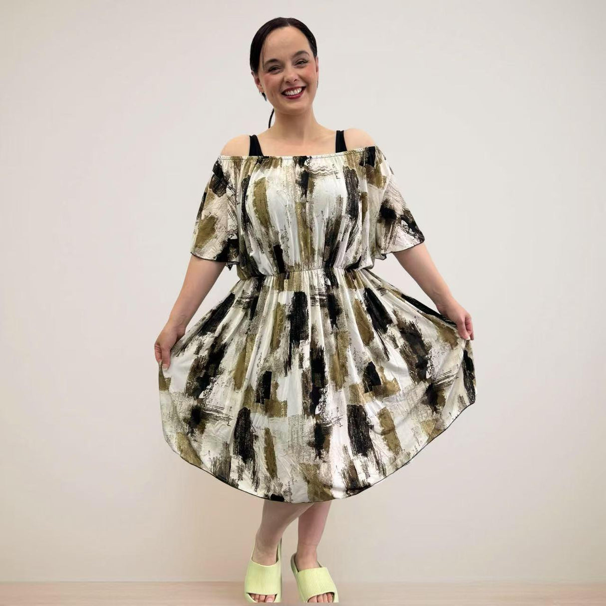 LADIES COMFORT SUMMER DRESS UPGRADED FRESH COOL FABRIC