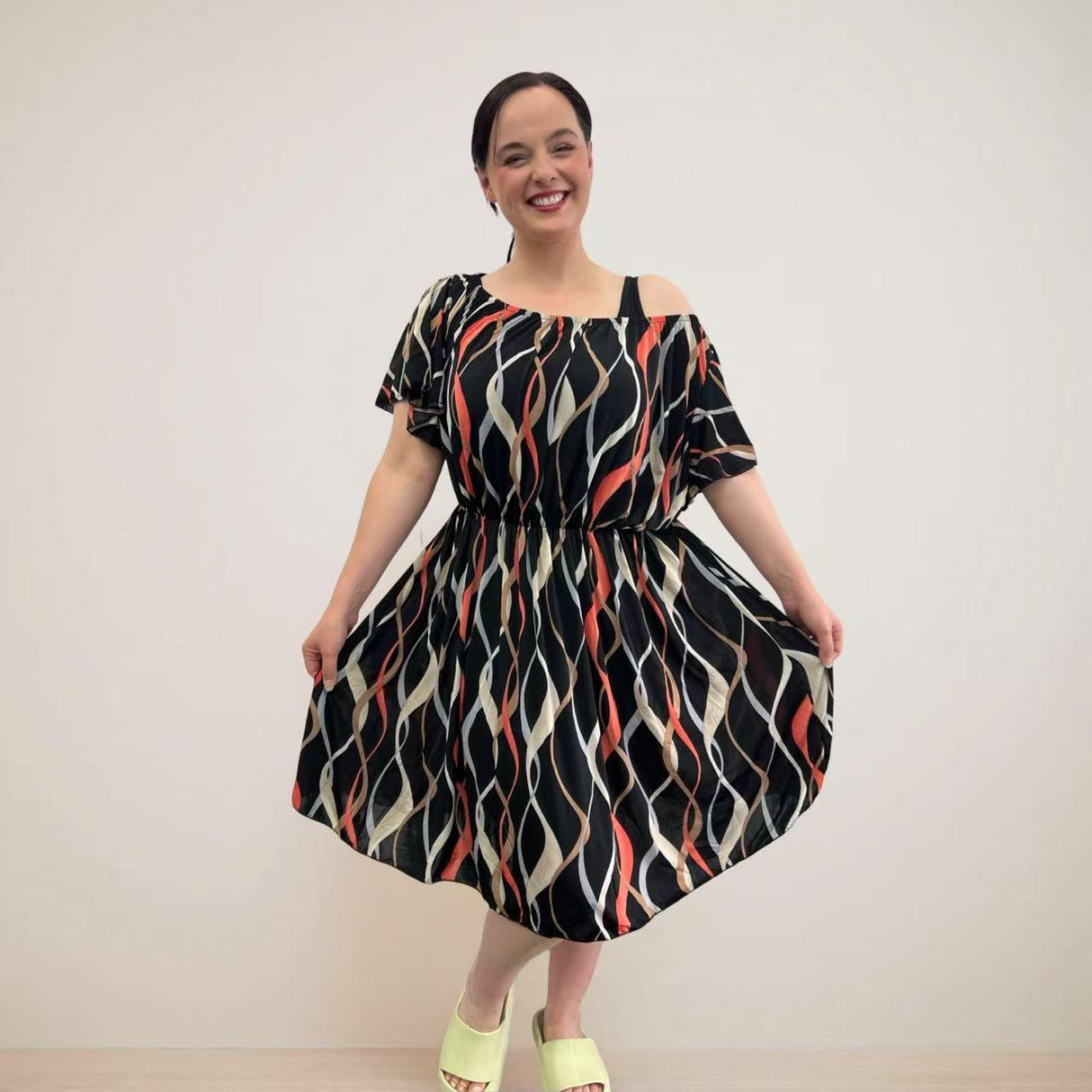 LADIES COMFORT SUMMER DRESS UPGRADED FRESH COOL FABRIC