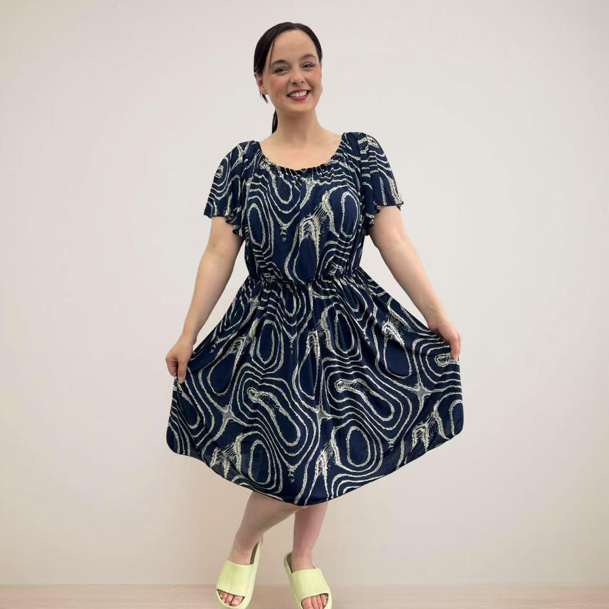 LADIES COMFORT SUMMER DRESS UPGRADED FRESH COOL FABRIC