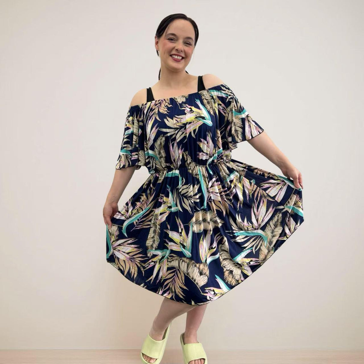 LADIES COMFORT SUMMER DRESS UPGRADED FRESH COOL FABRIC