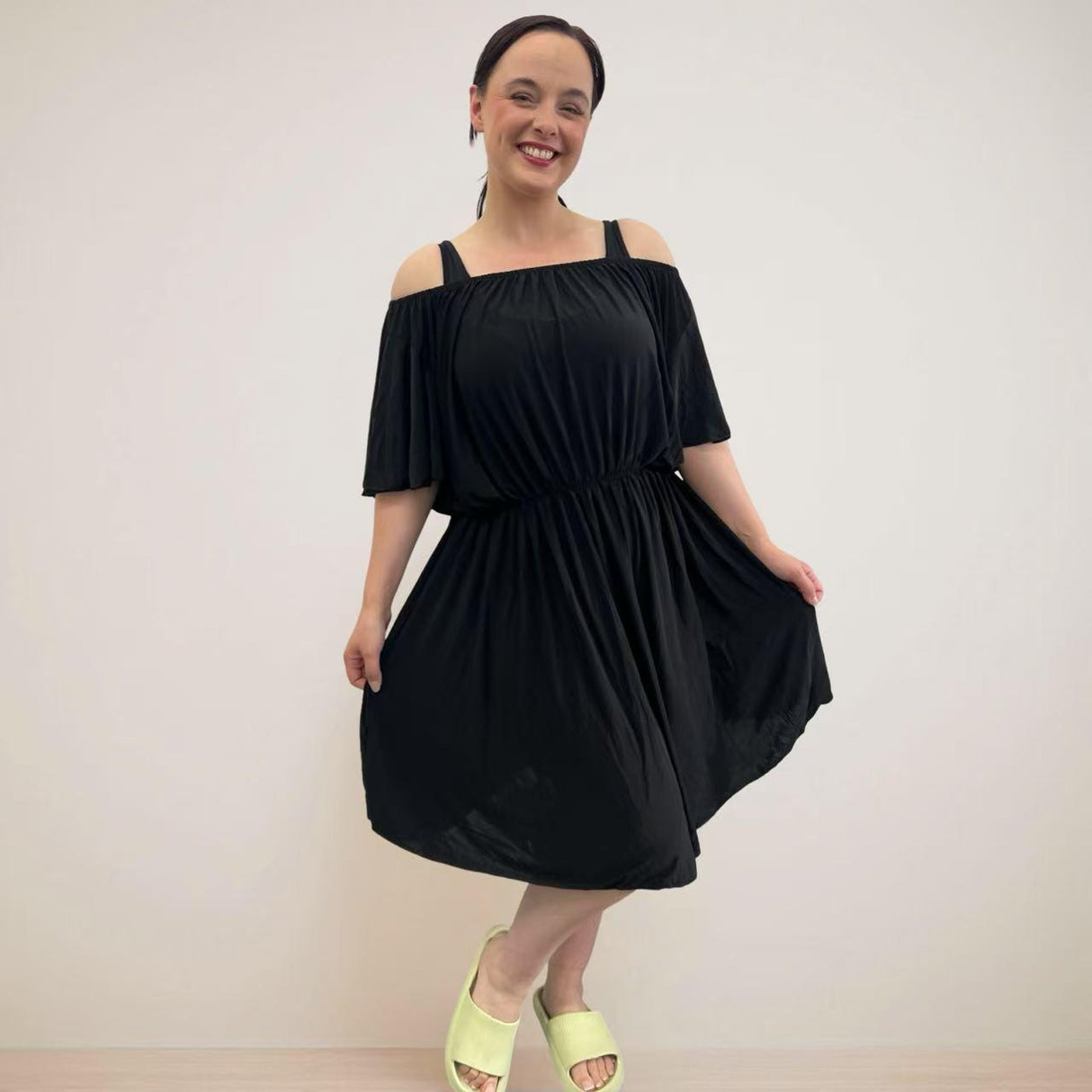 LADIES COMFORT SUMMER DRESS UPGRADED FRESH COOL FABRIC