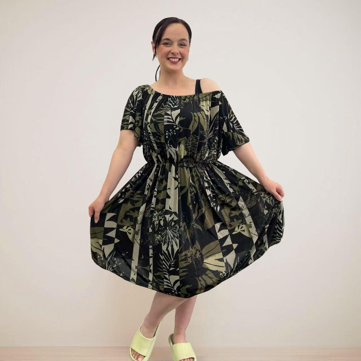 LADIES COMFORT SUMMER DRESS UPGRADED FRESH COOL FABRIC