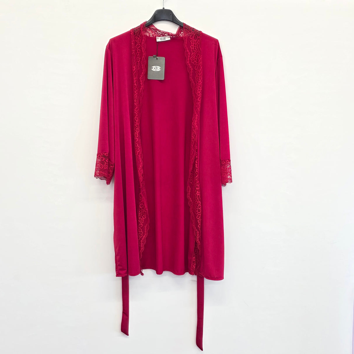 Luxury Silk Feel Lace Trim Lounge Set UK Size 10–24