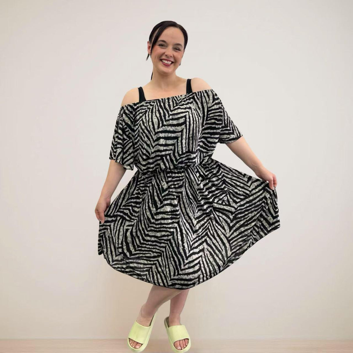 LADIES COMFORT SUMMER DRESS UPGRADED FRESH COOL FABRIC