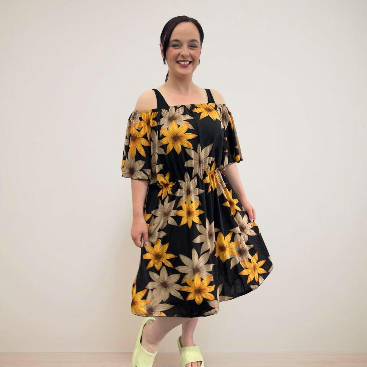 LADIES COMFORT SUMMER DRESS UPGRADED FRESH COOL FABRIC