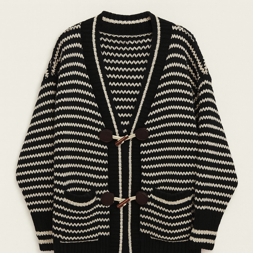 Oversized Chunky Knit Ladies Cardigan One Size Fits All UK Size 12-22