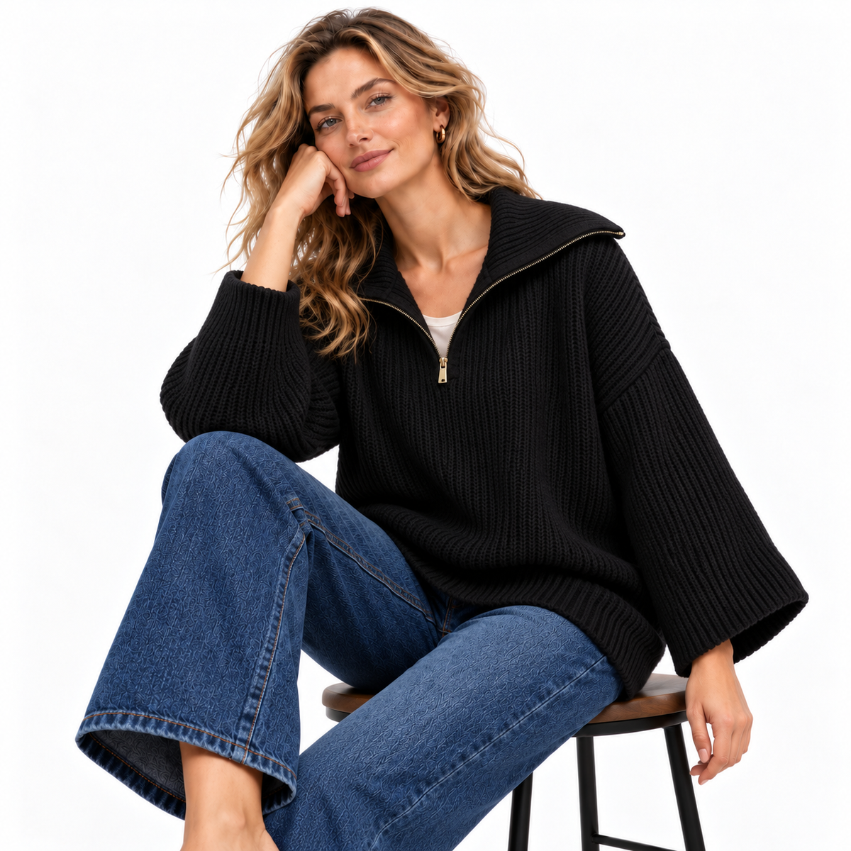 Super Soft Fluffy Knitted Jumper
