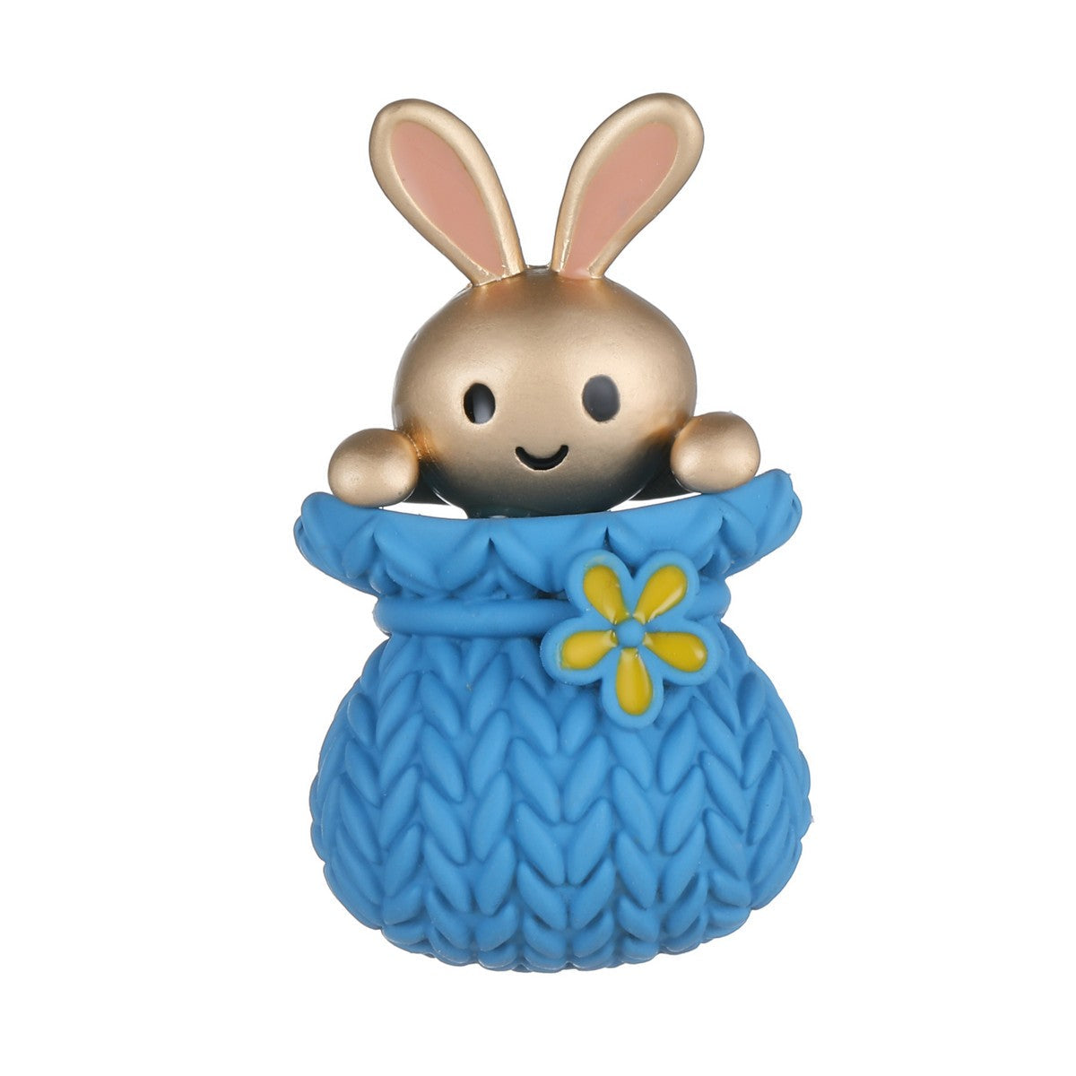 Blue Bunny Rabbit Brooch YL22036BLU