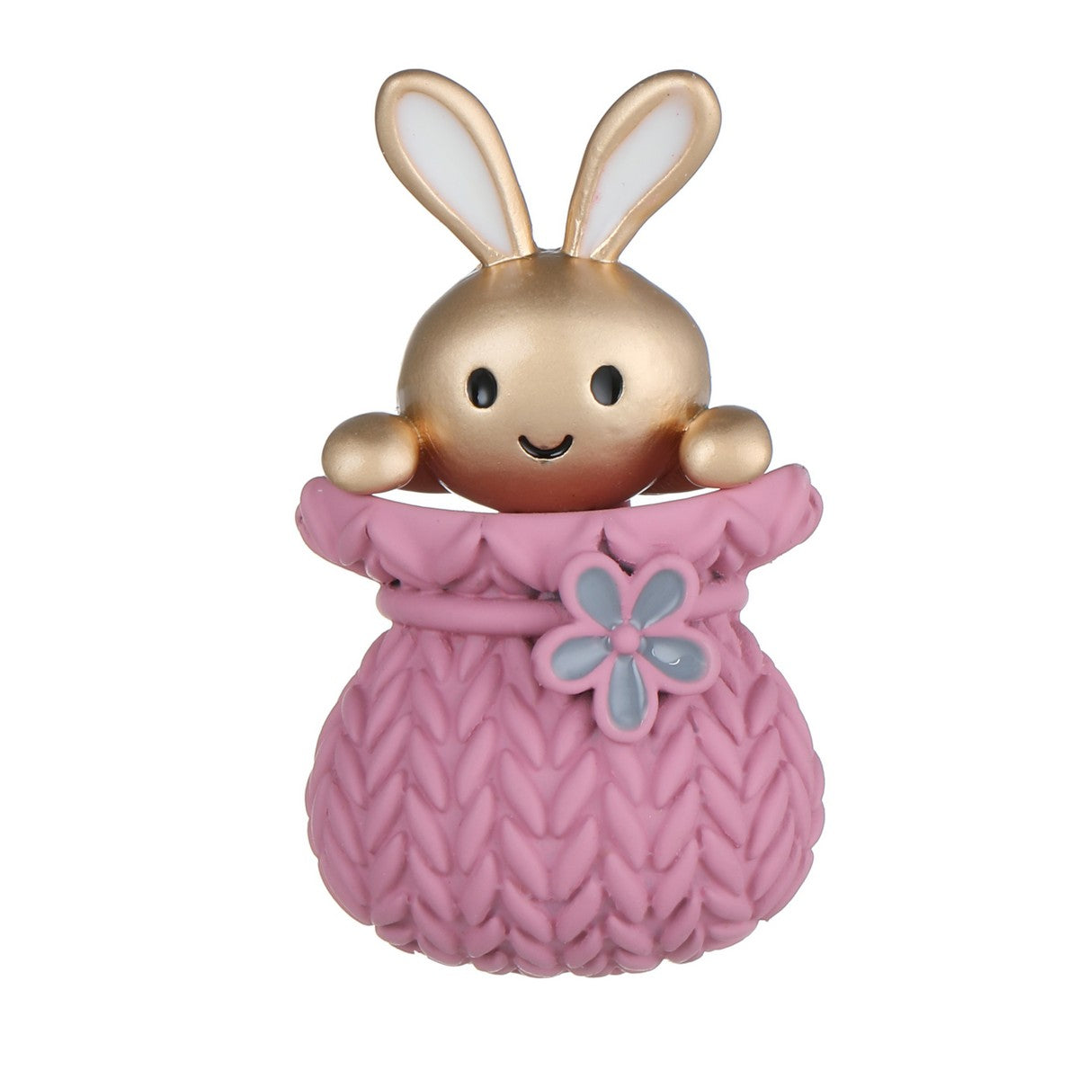 Pink Bunny Rabbit Brooch YL22036PNK