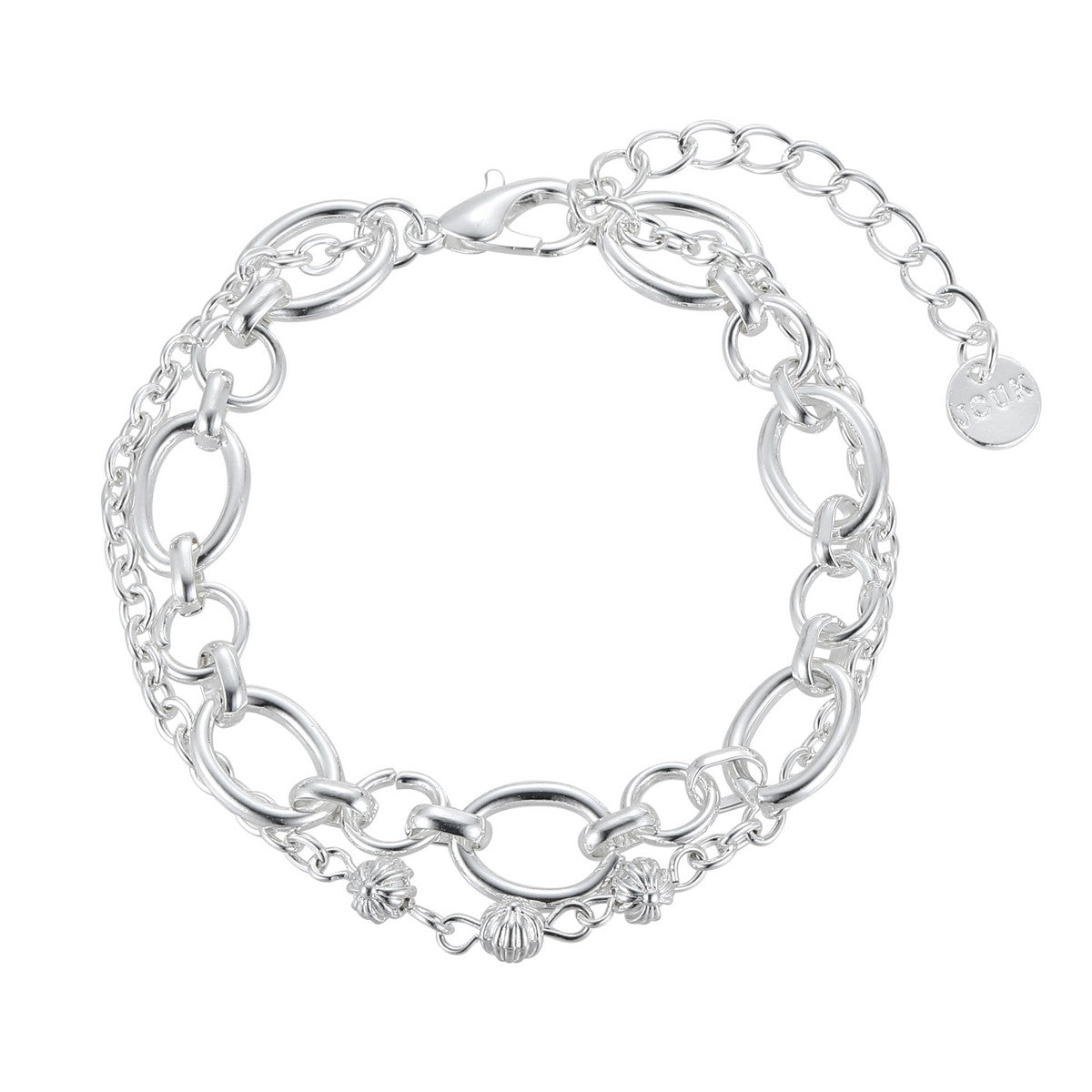 Sliver Sunny Double- Strand Bracelet YT22902SLR