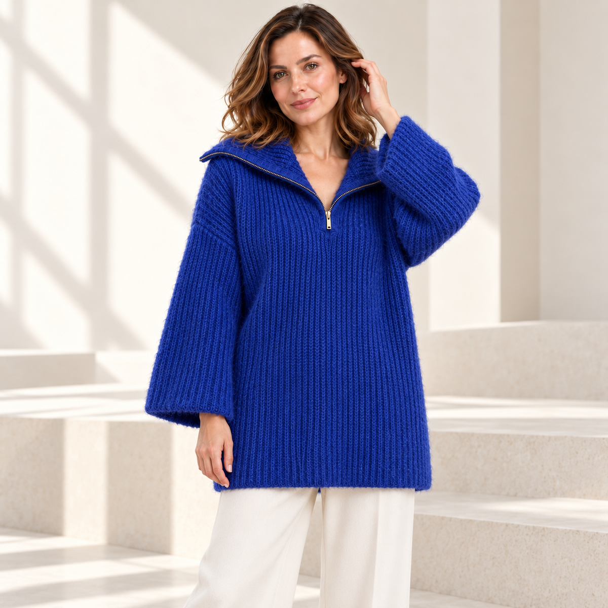 Super Soft Fluffy Knitted Jumper