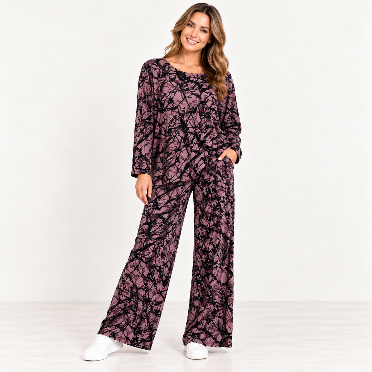 Comfort Valvet Feel Lounge Co-ord Sets ONE SIZE FITS ALL 12-24