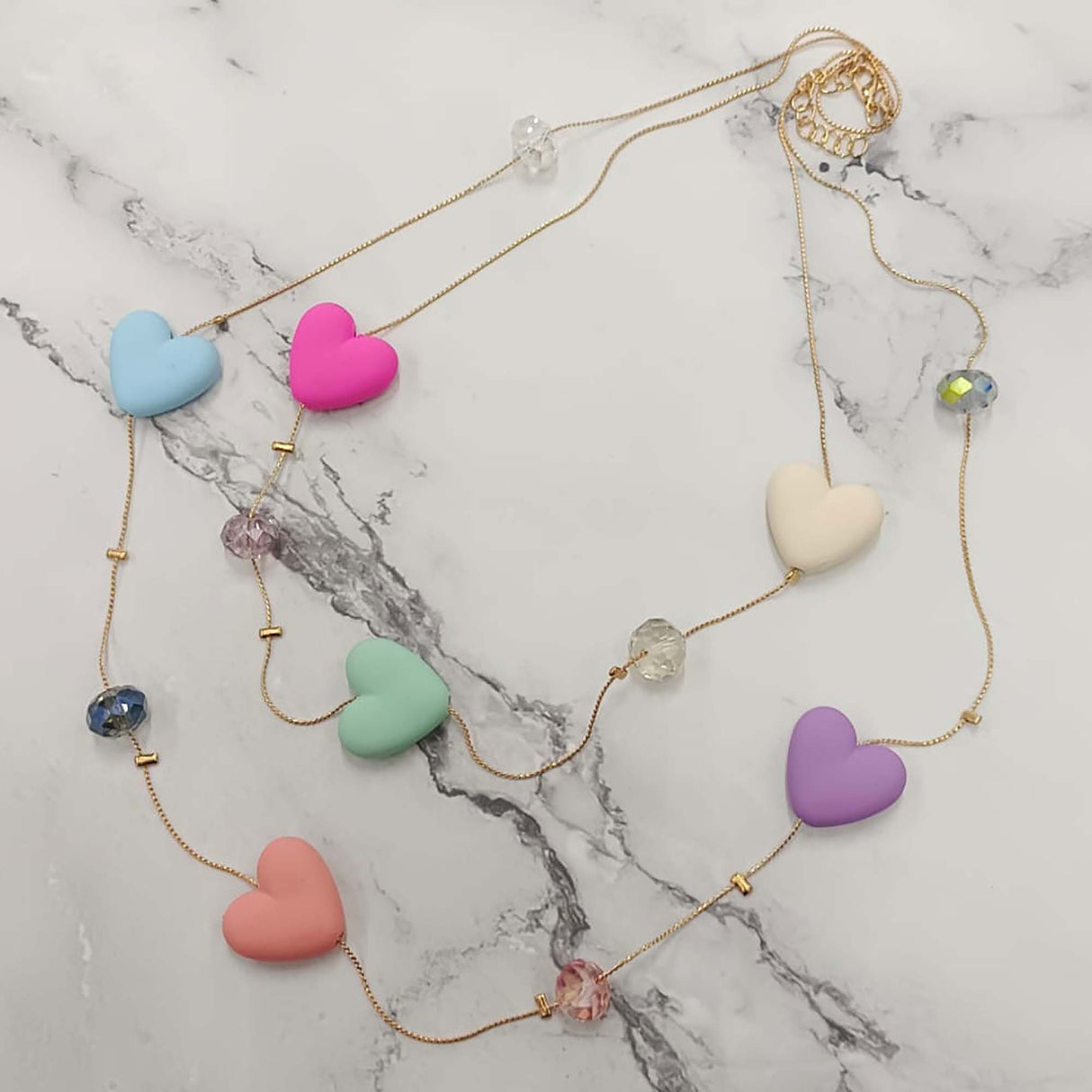 Heart Beaded Necklace