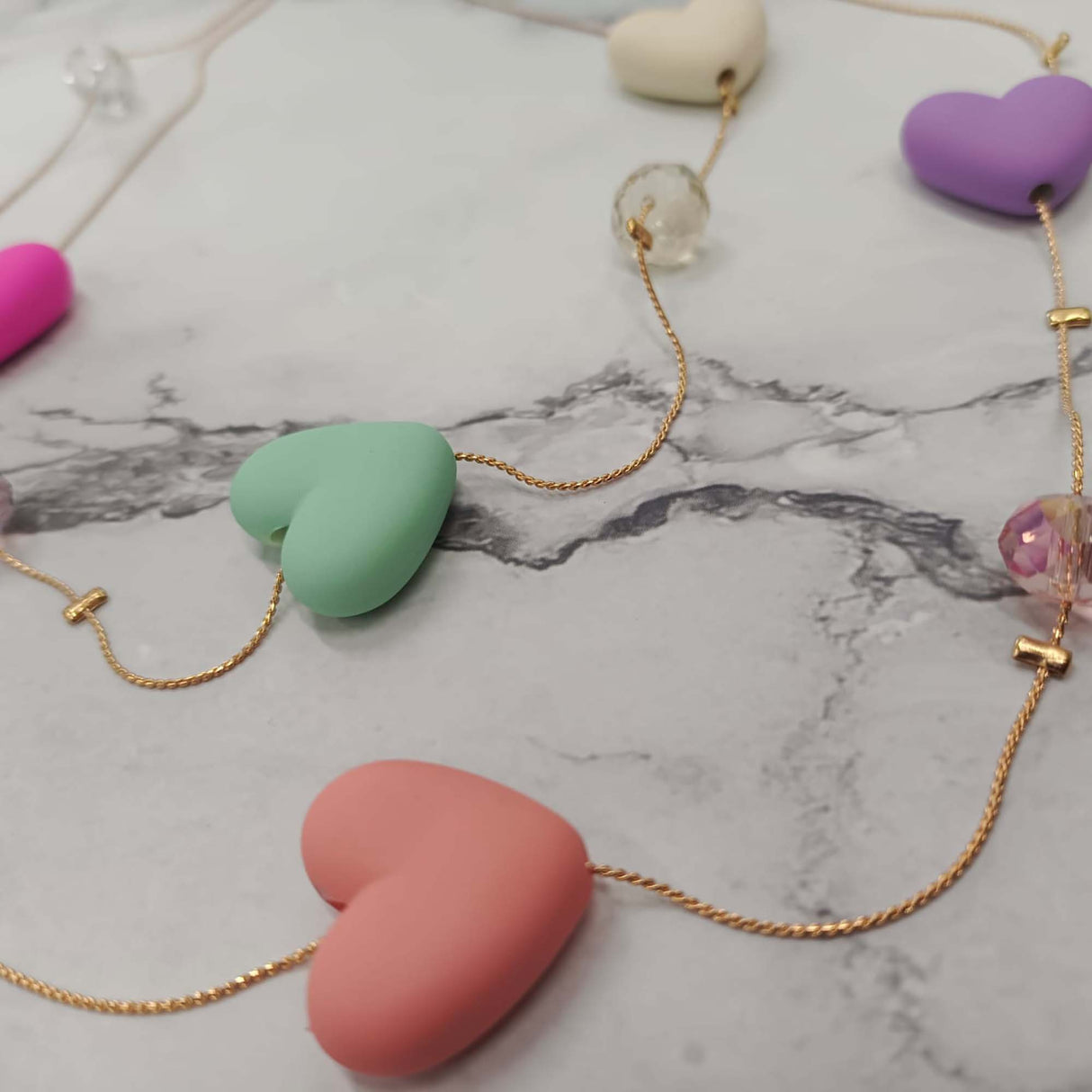 Heart Beaded Necklace