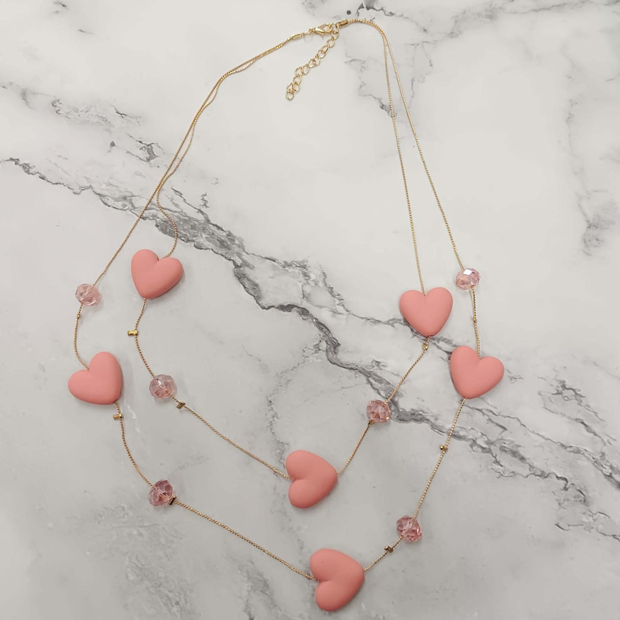 Heart Beaded Necklace