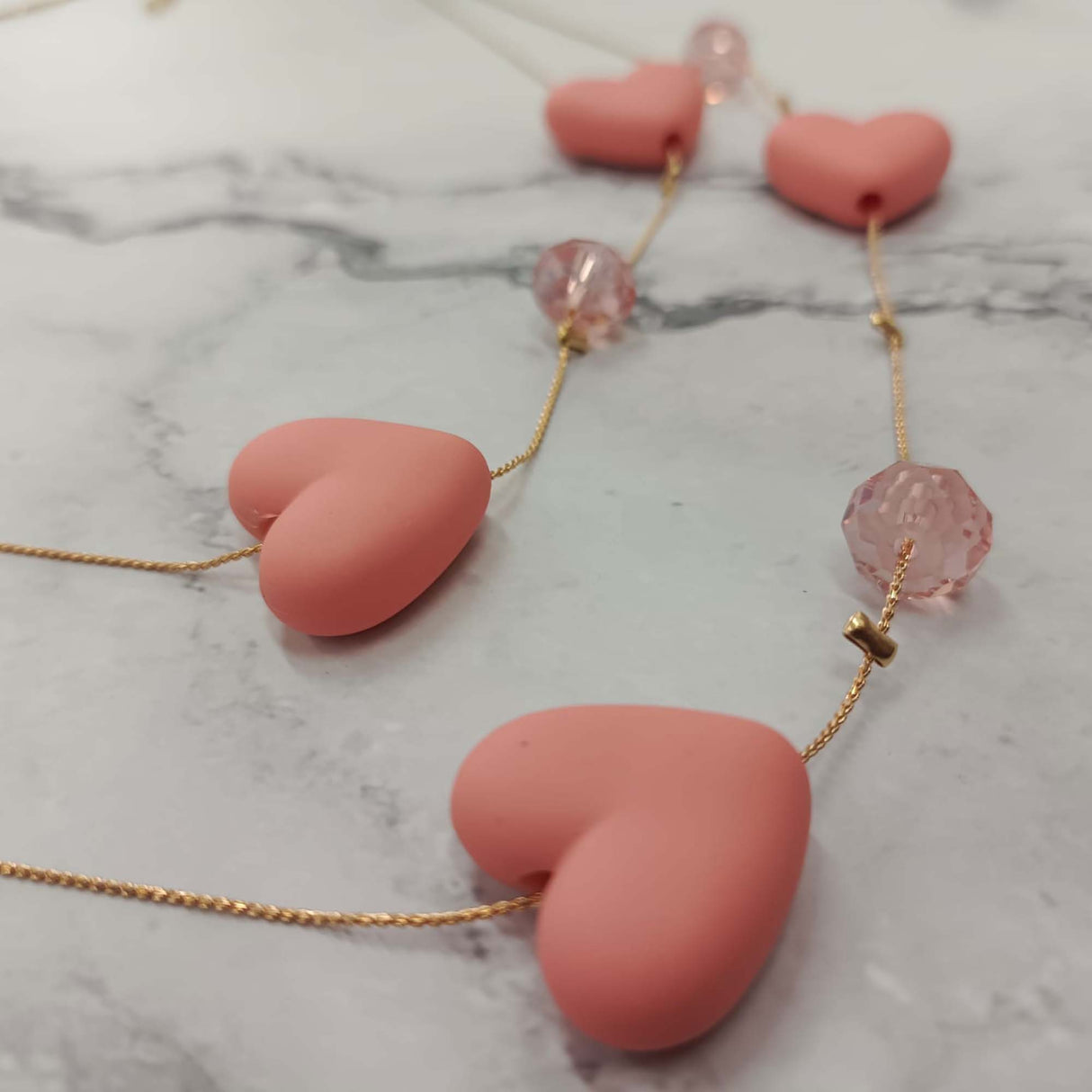 Heart Beaded Necklace