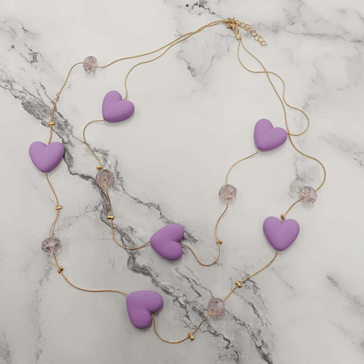 Heart Beaded Necklace