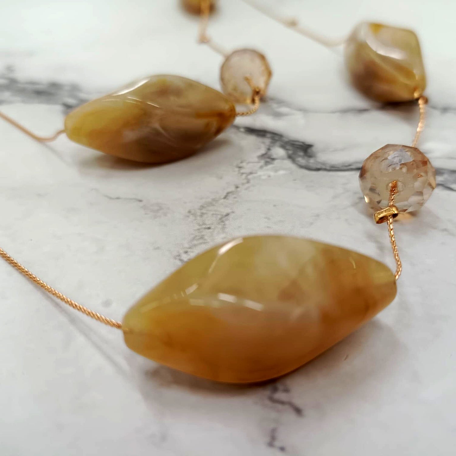 Elegant Double-Layer Beaded Necklace