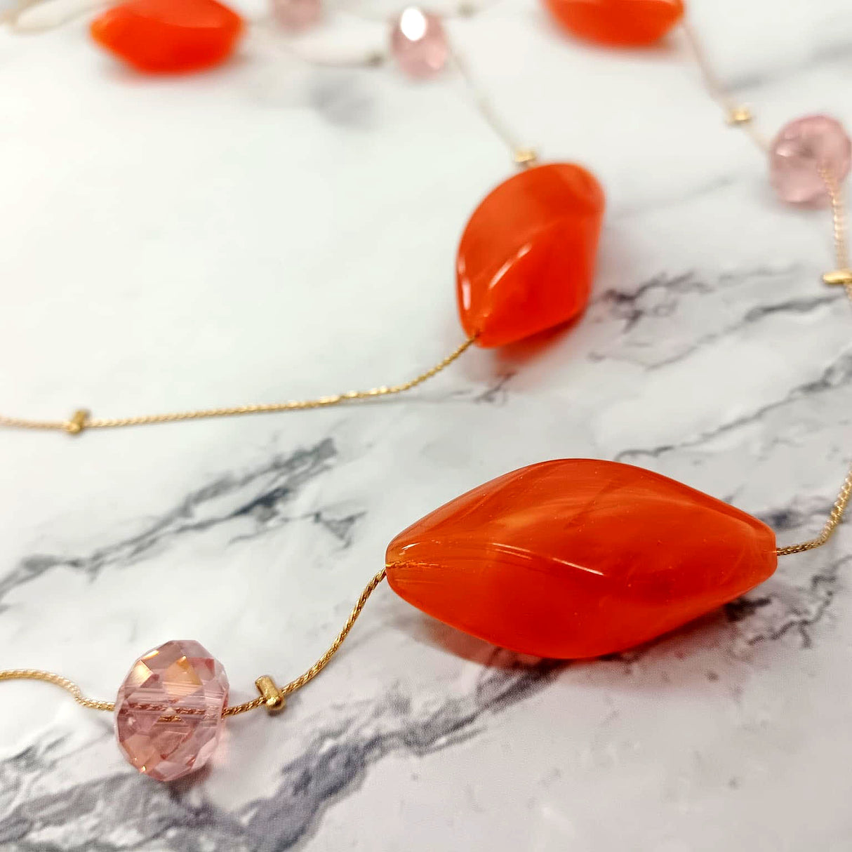 Elegant Double-Layer Beaded Necklace