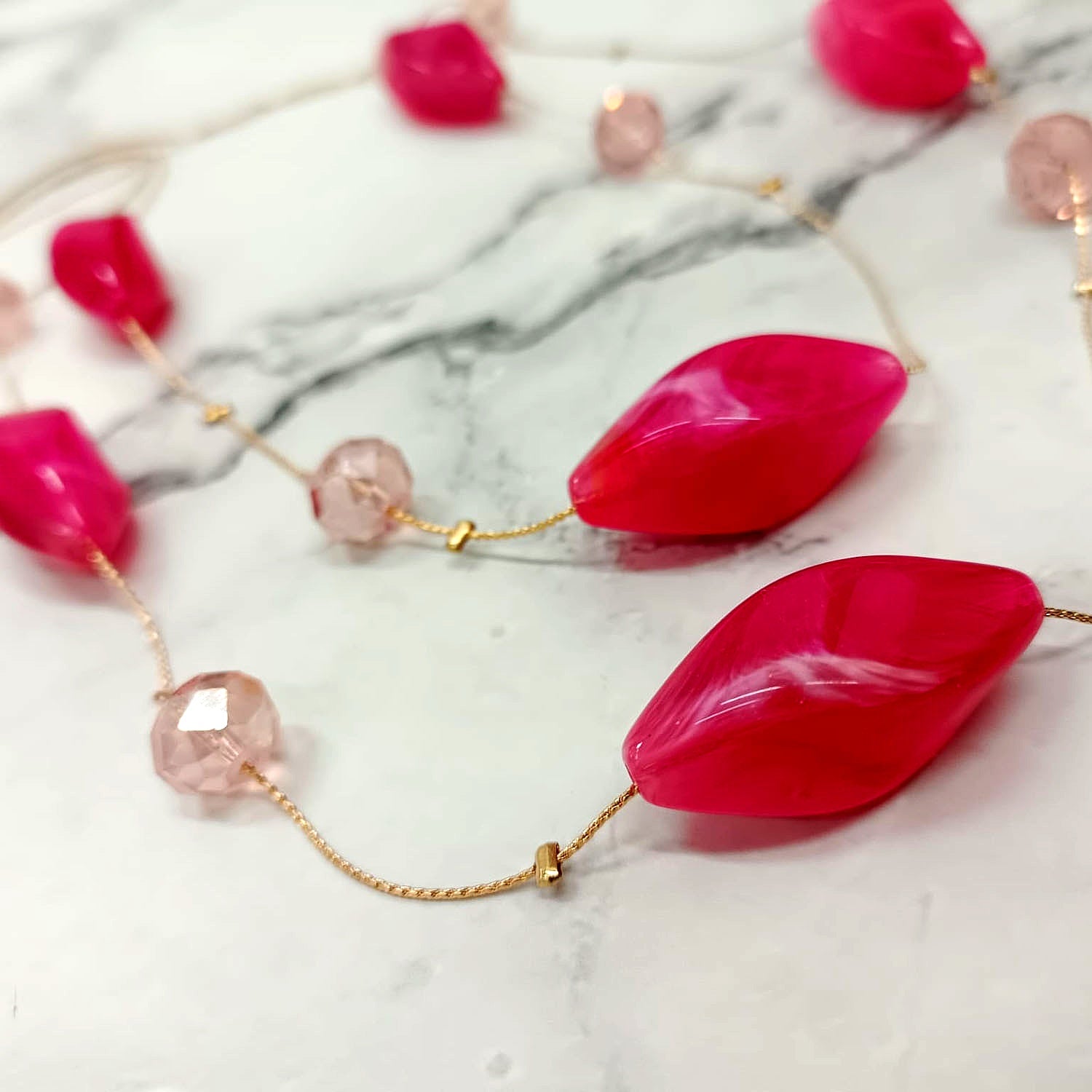 Elegant Double-Layer Beaded Necklace