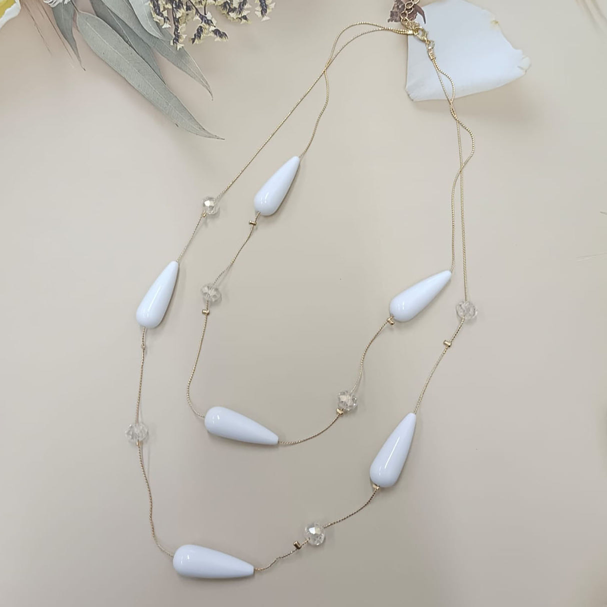 Hot Raindrop Double-Layer Necklace