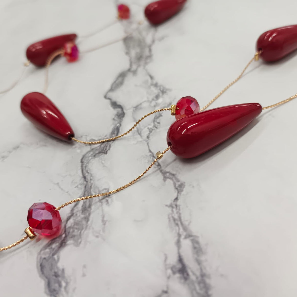 Hot Raindrop Double-Layer Necklace