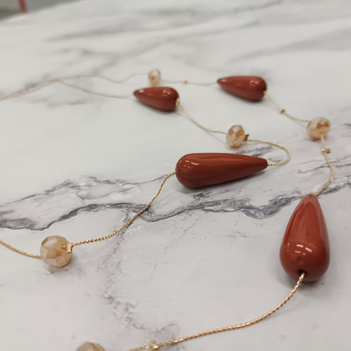 Hot Raindrop Double-Layer Necklace