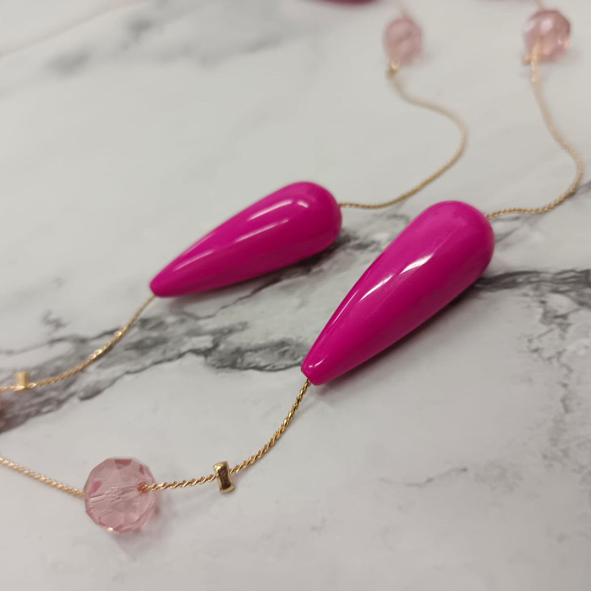 Hot Raindrop Double-Layer Necklace