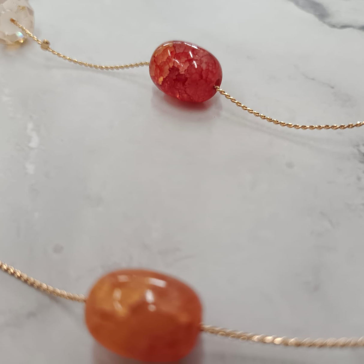 Crystals Double-Layer Necklace