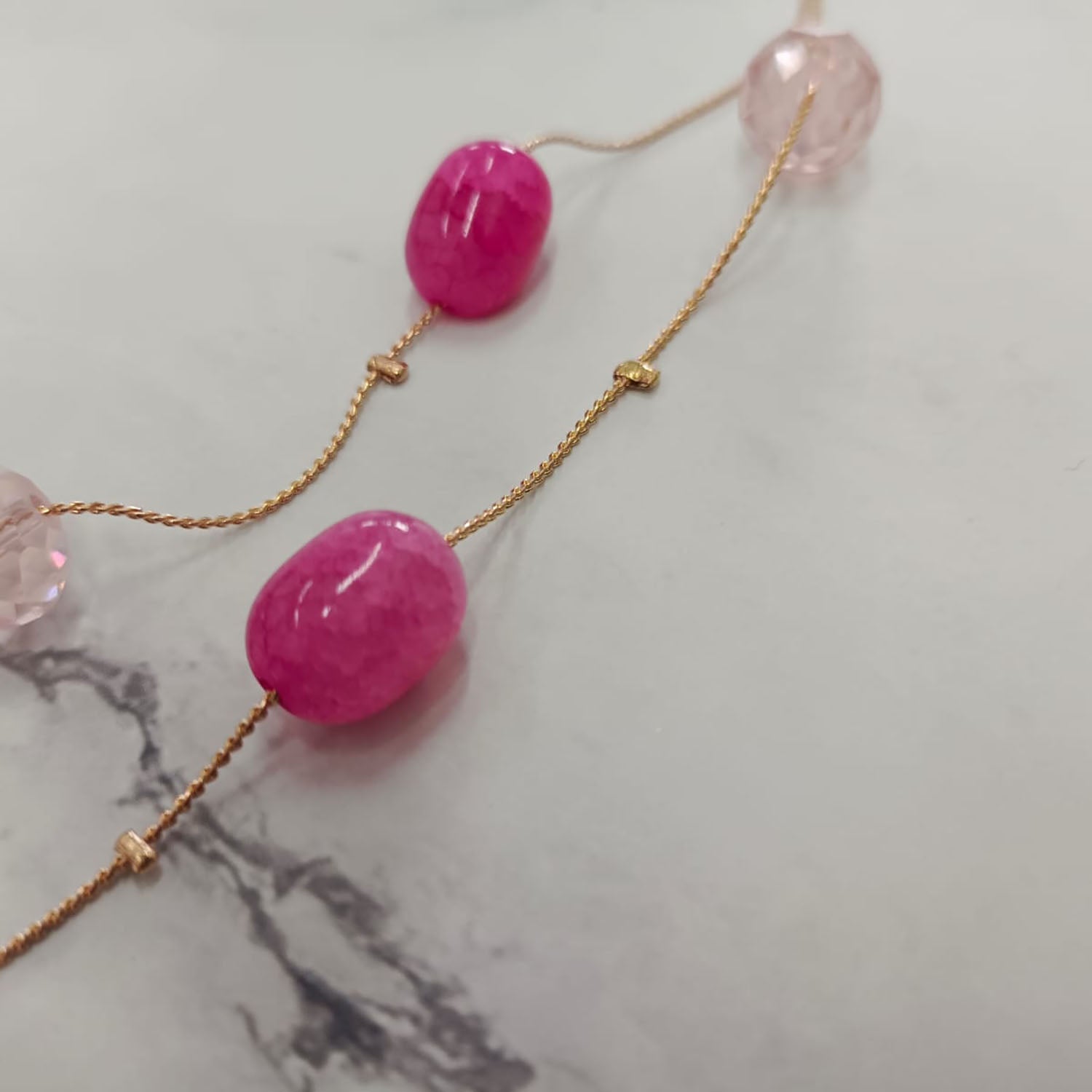 Crystals Double-Layer Necklace