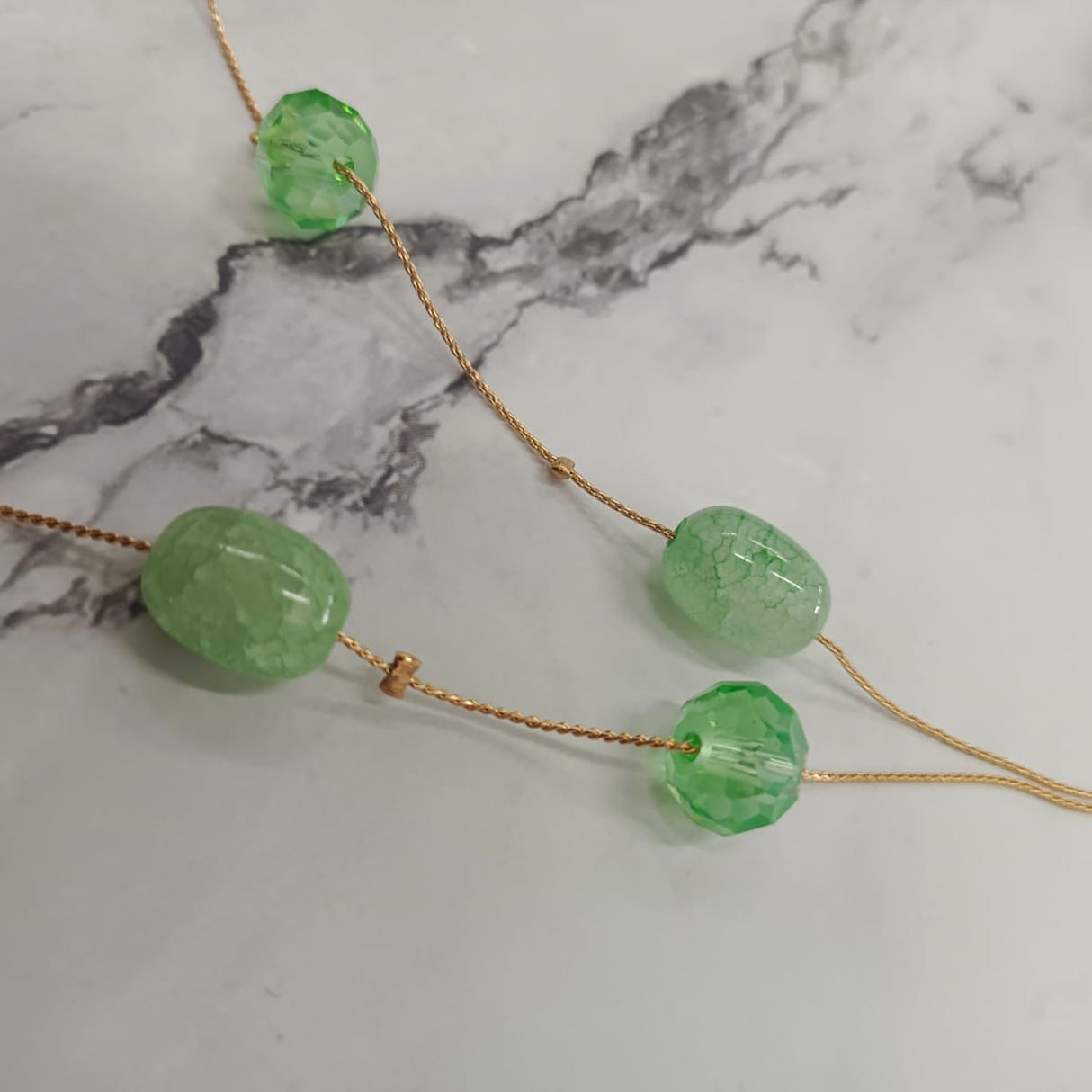 Crystals Double-Layer Necklace