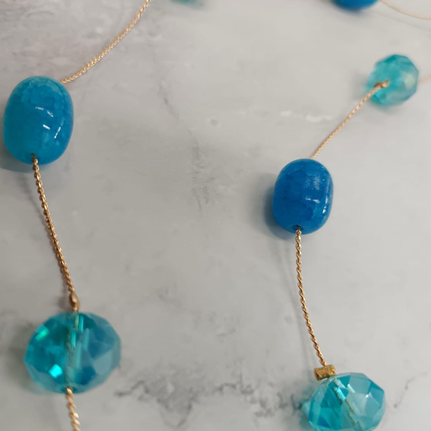 Crystals Double-Layer Necklace