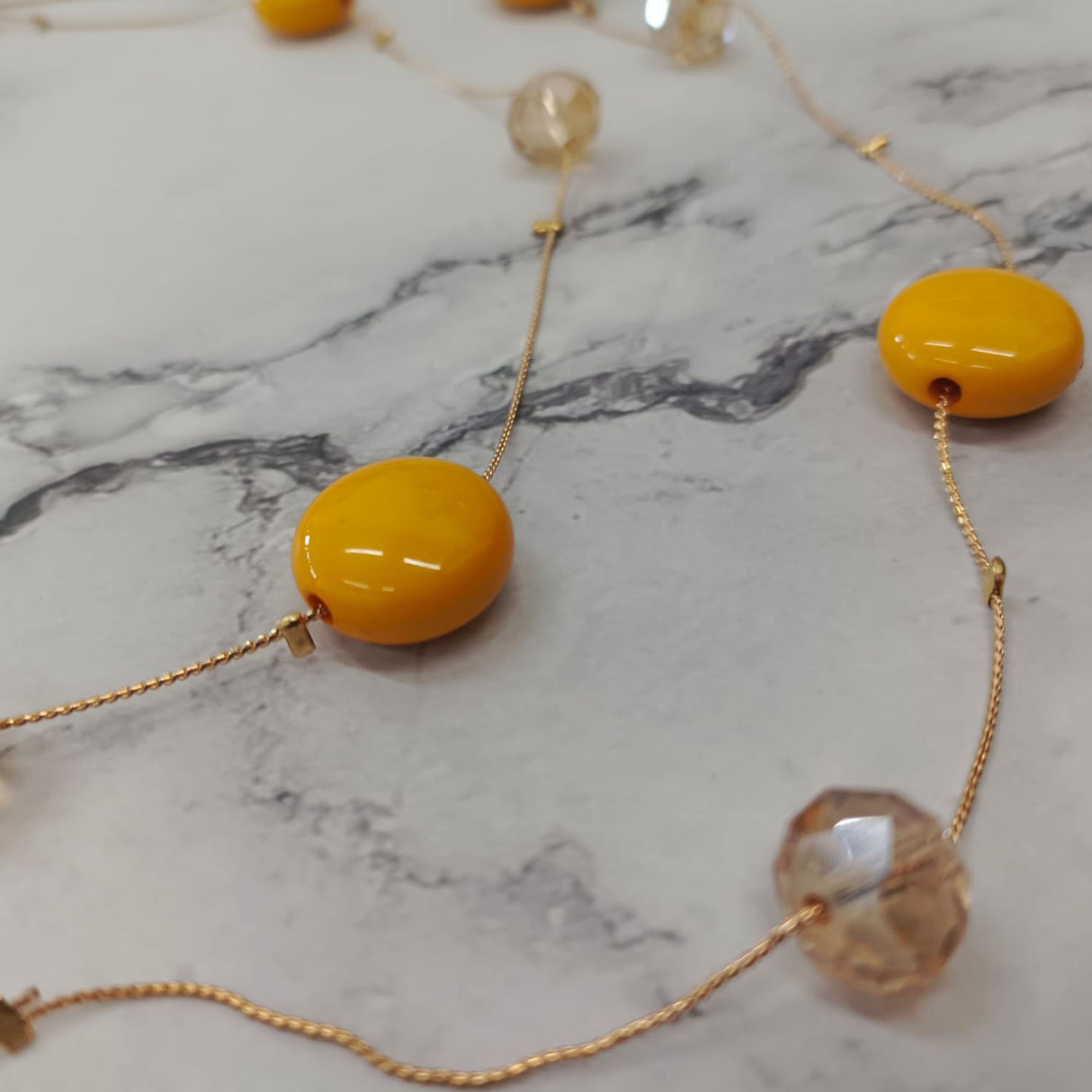 Midnight Gloss Orb Necklace