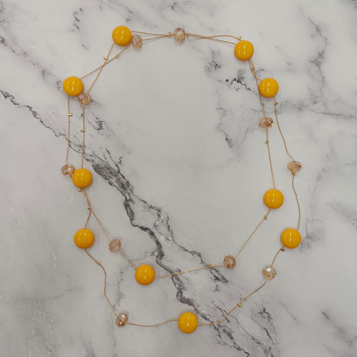 Midnight Gloss Orb Necklace