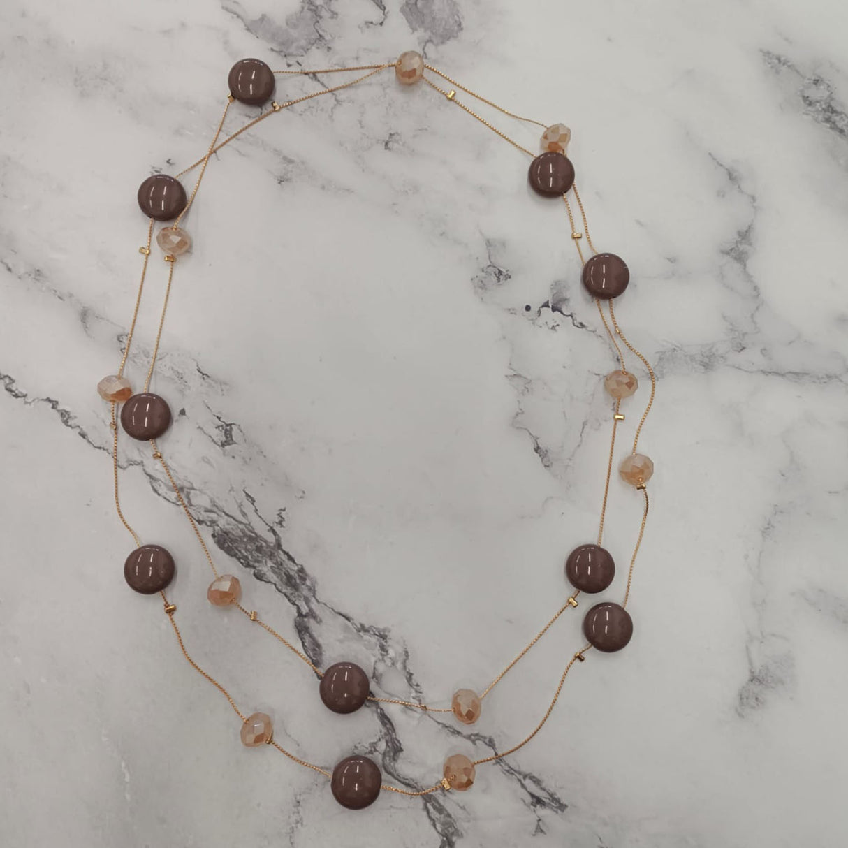 Midnight Gloss Orb Necklace