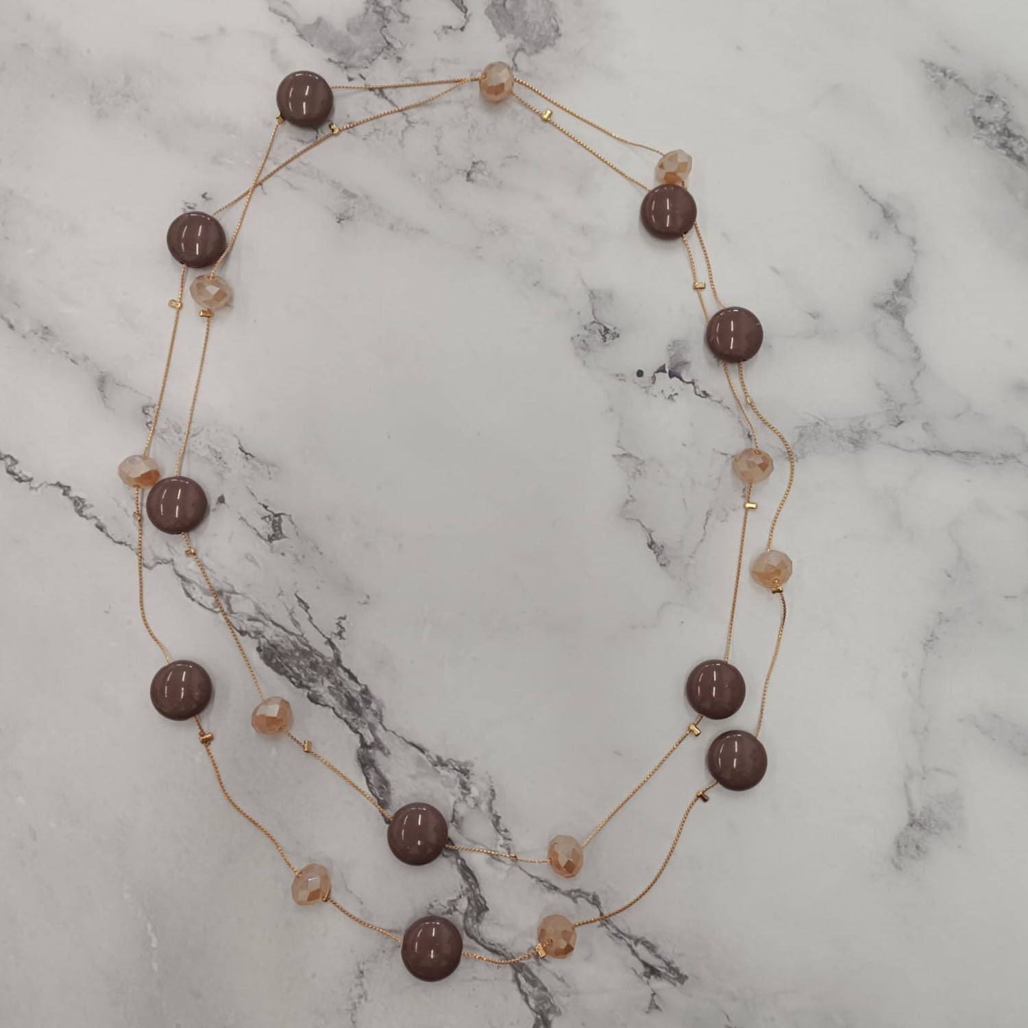 Midnight Gloss Orb Necklace