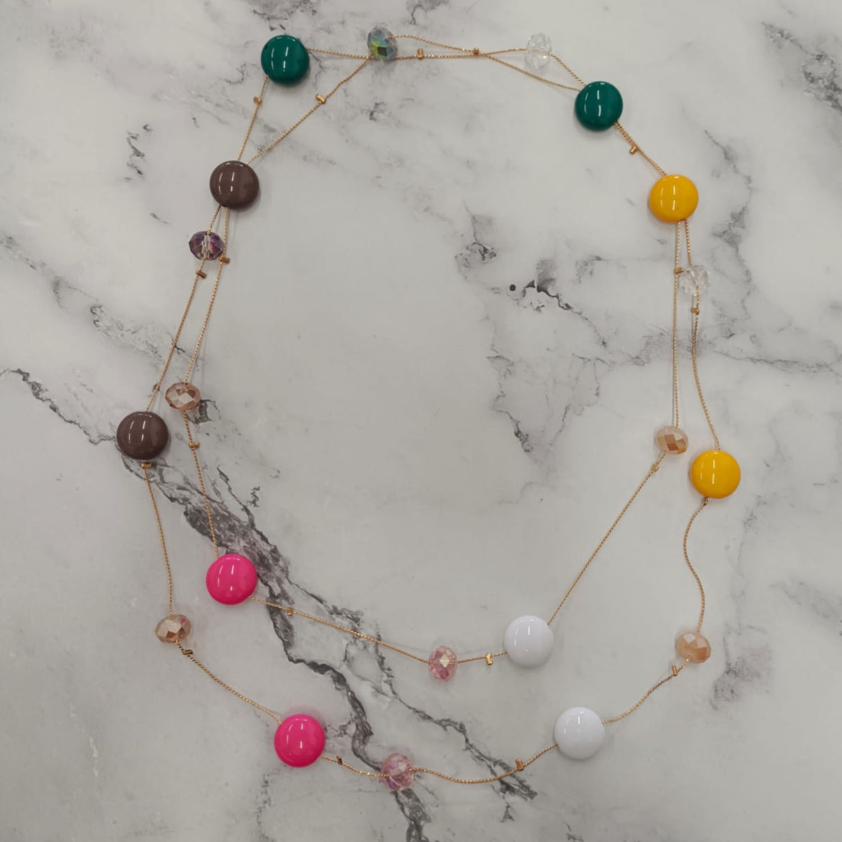 Midnight Gloss Orb Necklace