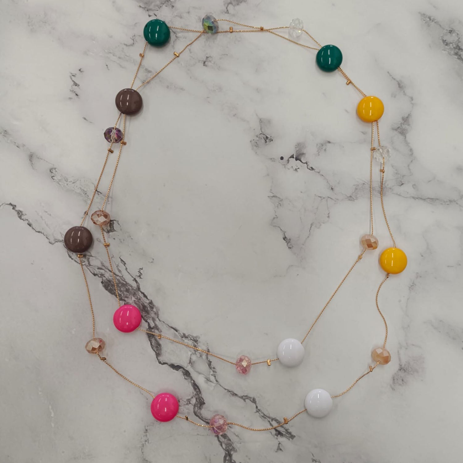 Midnight Gloss Orb Necklace