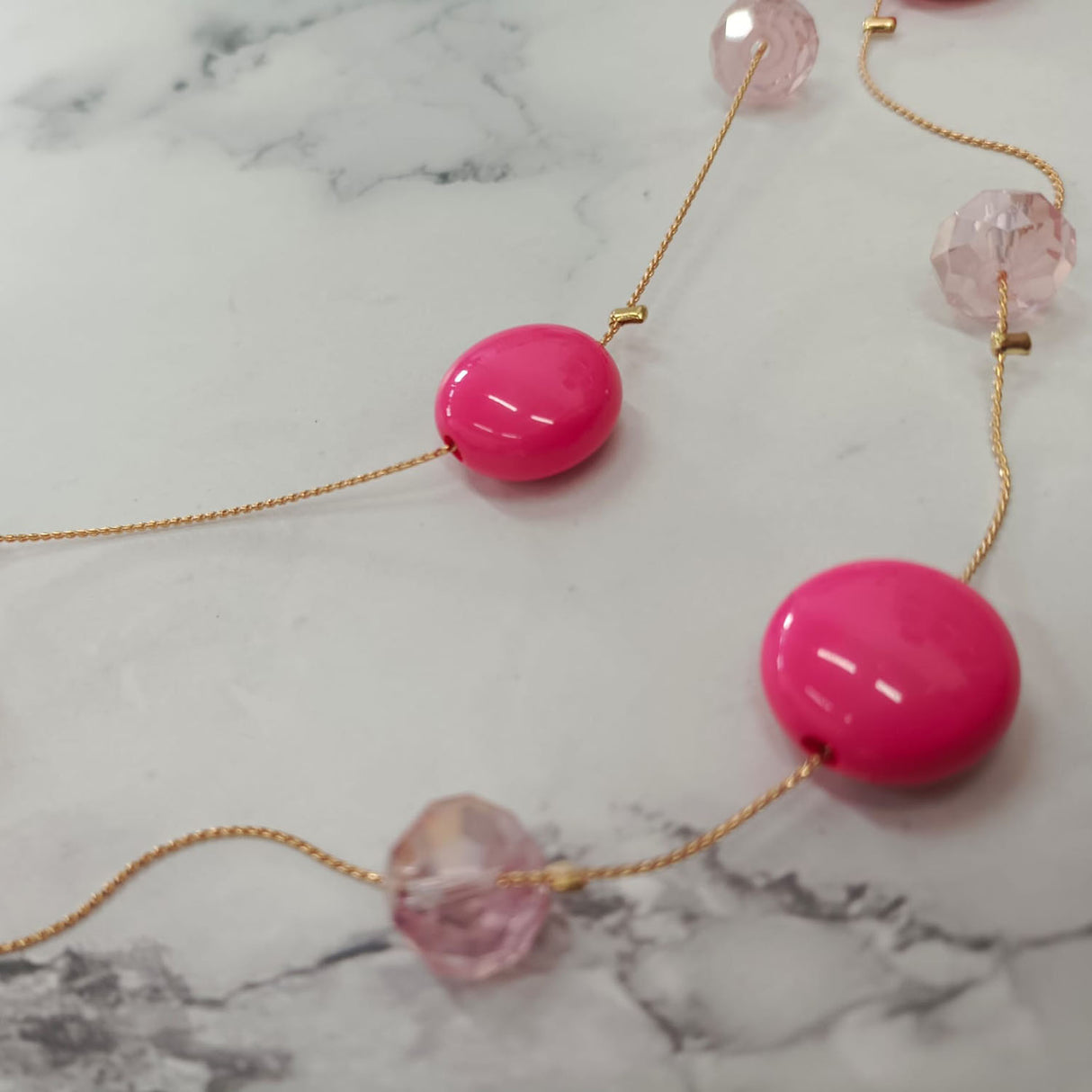 Midnight Gloss Orb Necklace