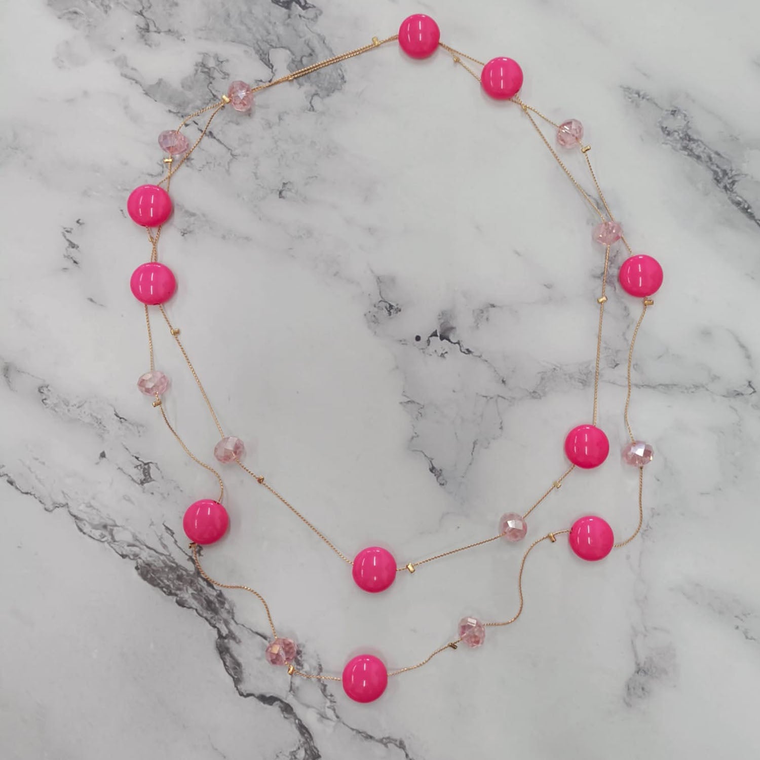 Midnight Gloss Orb Necklace