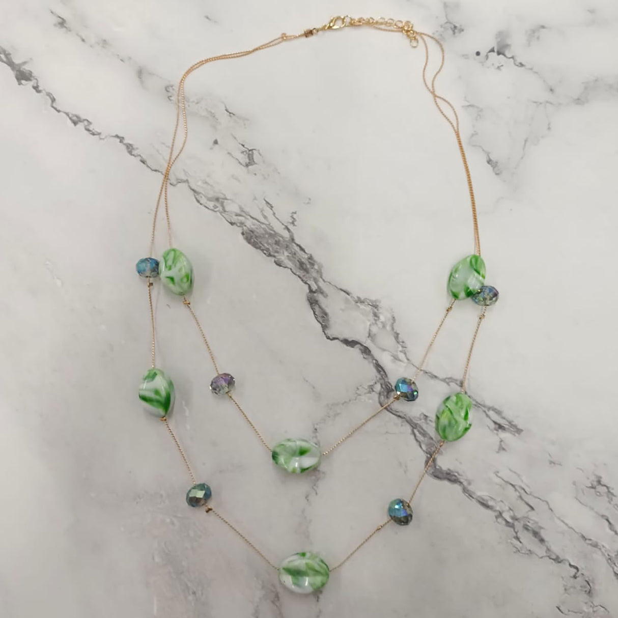 Marble Bead Necklace