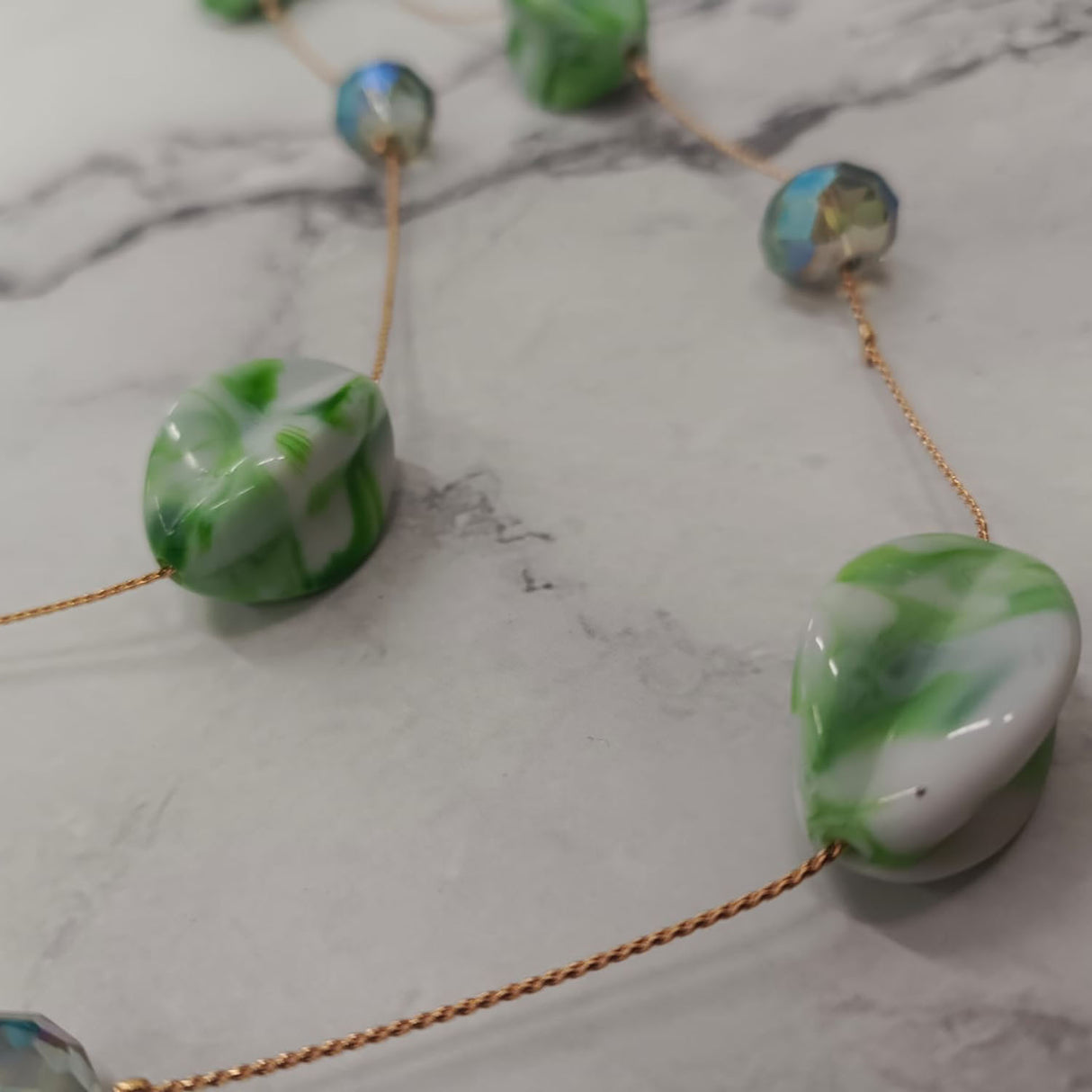Marble Bead Necklace