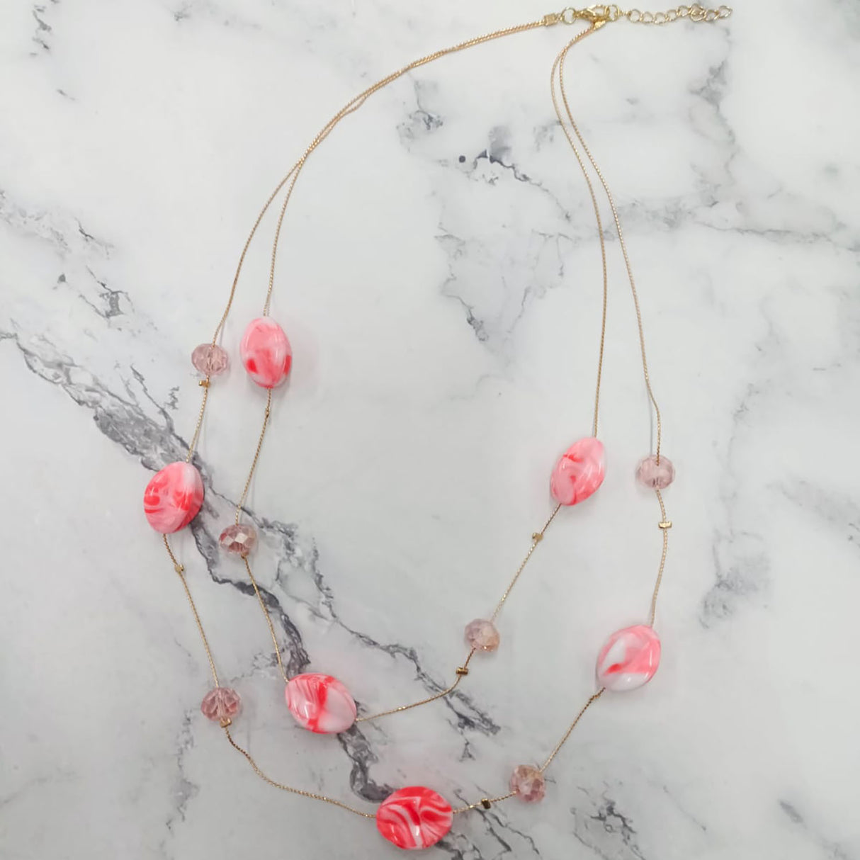 Marble Bead Necklace