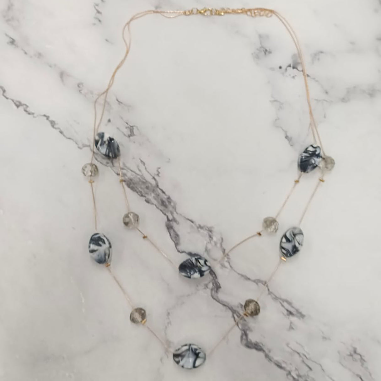 Marble Bead Necklace