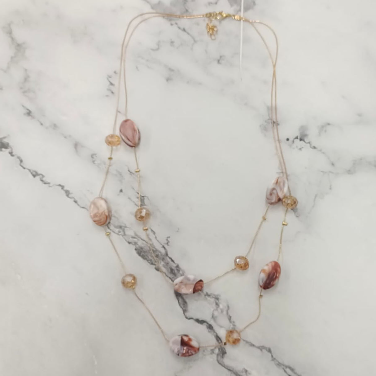 Marble Bead Necklace