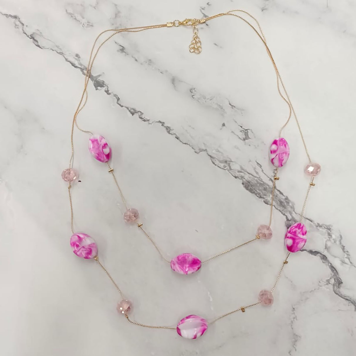 Marble Bead Necklace