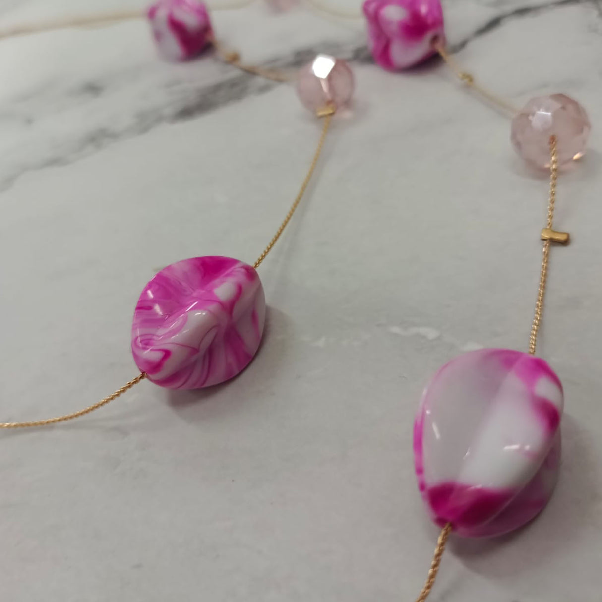 Marble Bead Necklace
