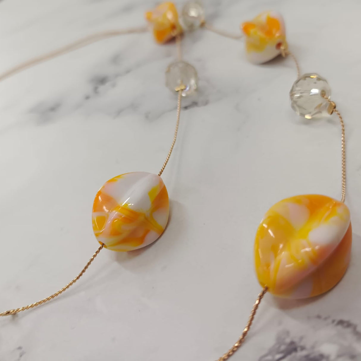 Marble Bead Necklace