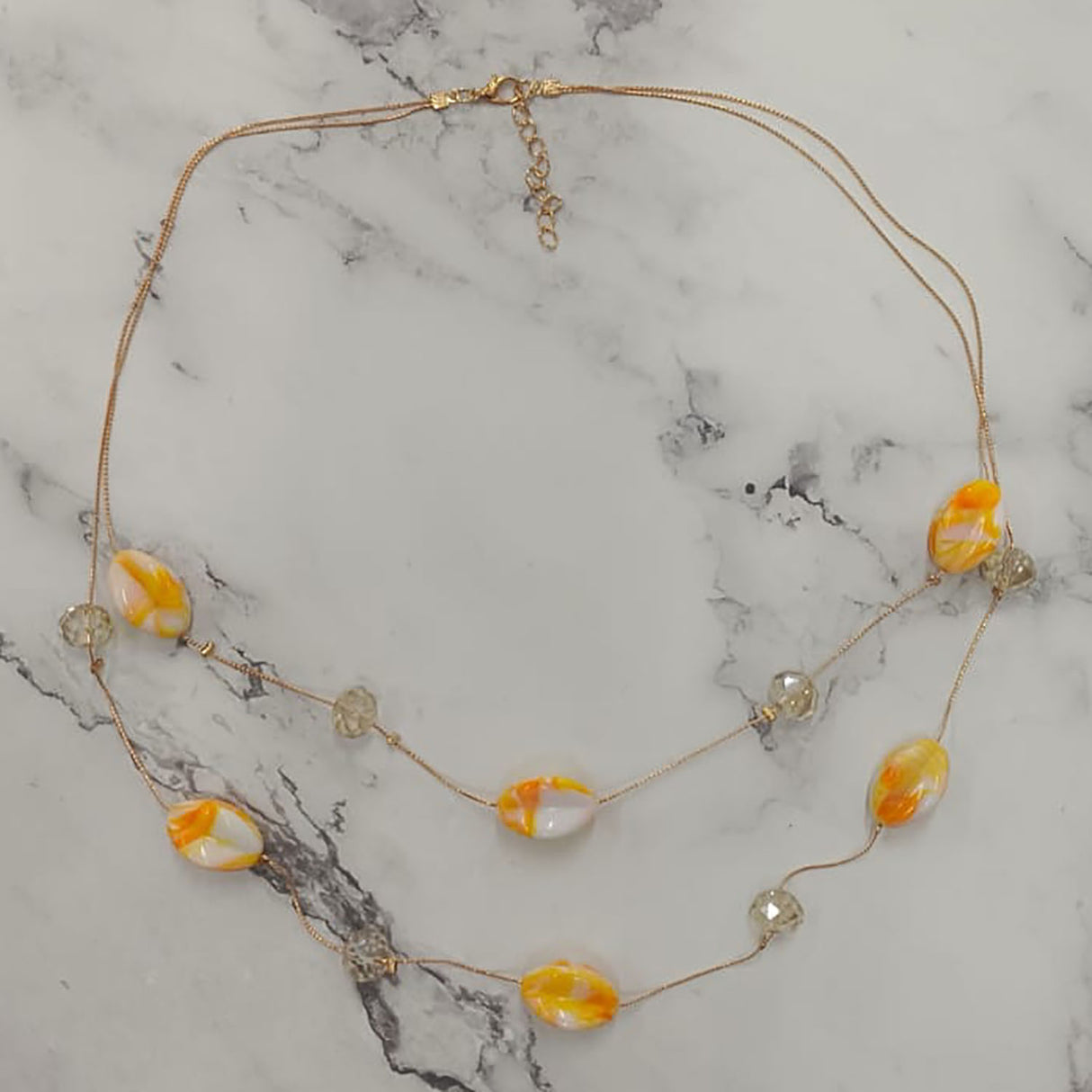 Marble Bead Necklace